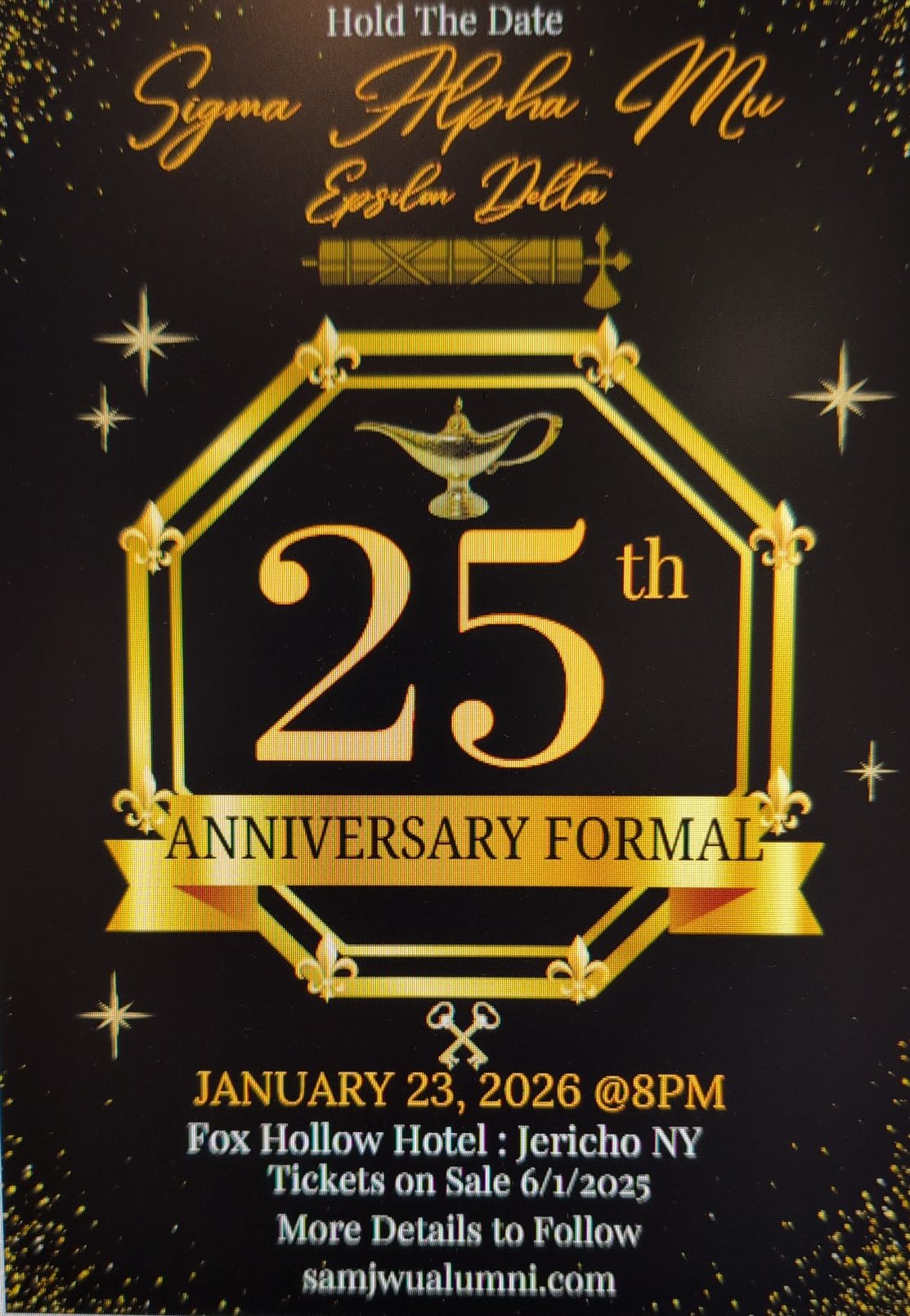 HOLD THE DATE: 25th Anniversary Formal